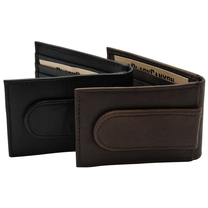 BlackCanyon Outfitters BCO RFID MONEY CLIP WALLET/ BK/BR