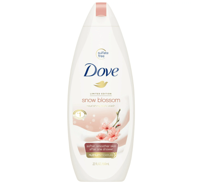 Dove Body Wash Snow Blossom 22 oz