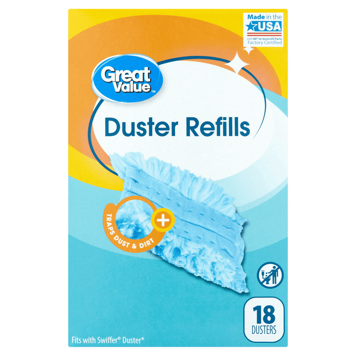 Great Value Duster Refills, 18 count