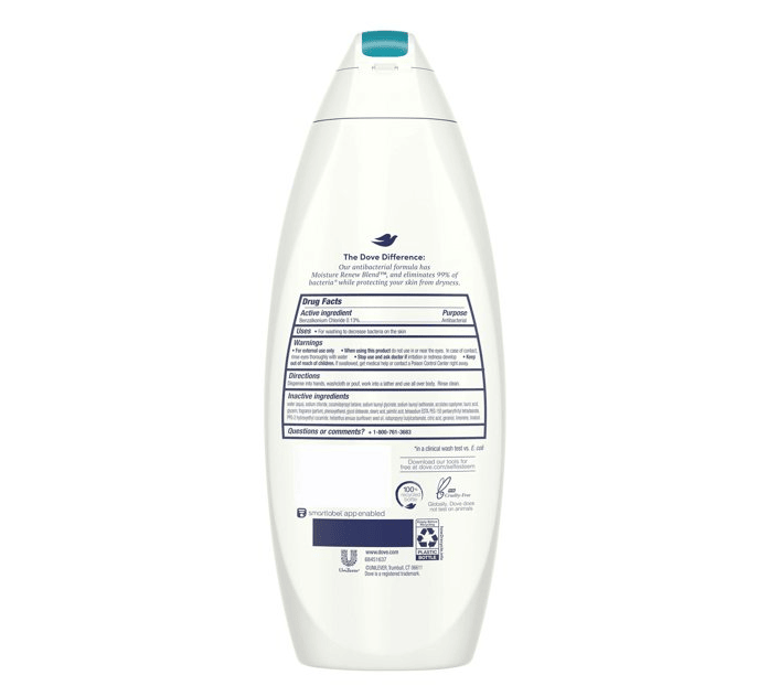 Dove Care & Protect Body Wash Antibacterial 22 fl oz