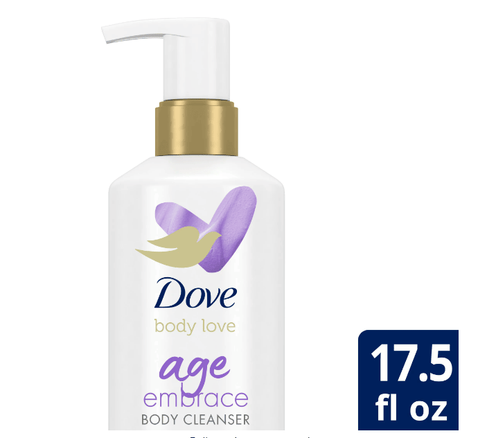 Dove Body Love Age Embrace Liquid Body Wash Cleanser for Maturing Skin; 17.5 oz