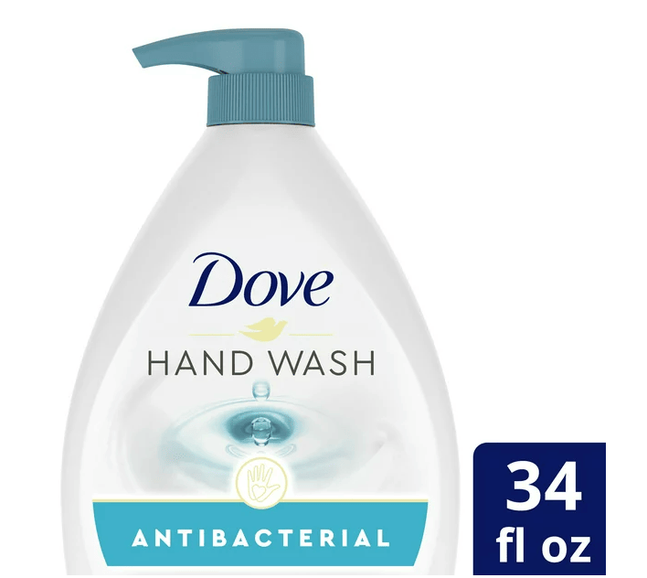 Dove Care & Protect Antibacterial Liquid Body Wash; 34 oz