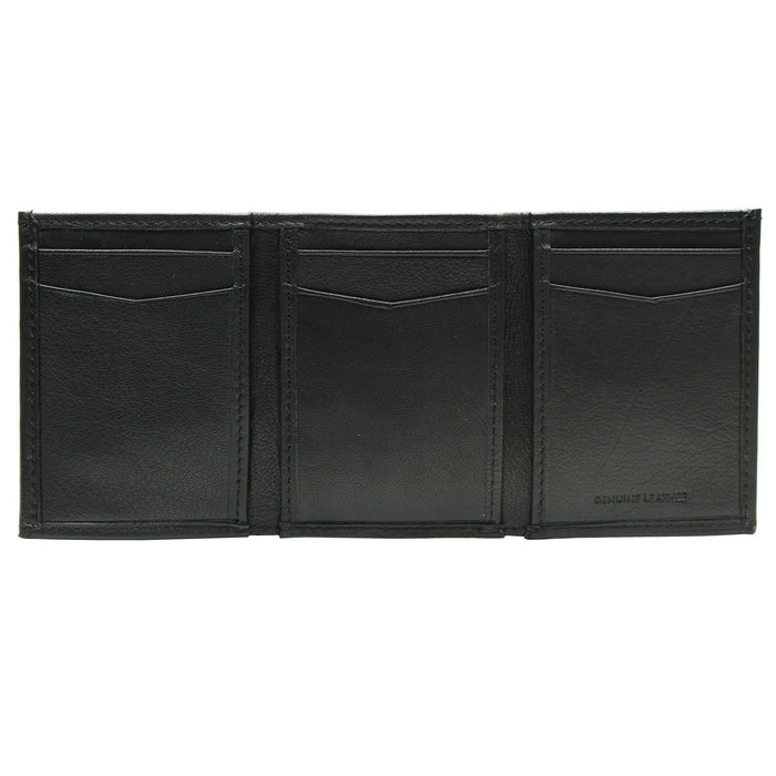 Men's George Trifold Black Wallet