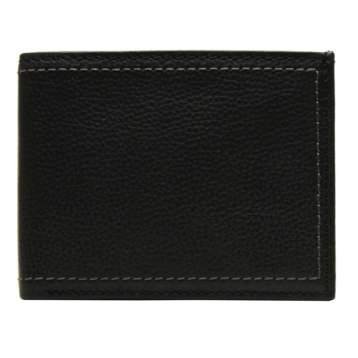 George Men's Jumbo Bifold ID Leather Wallet