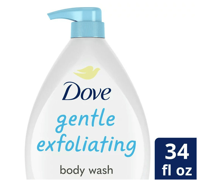 Dove Gentle Exfoliating Sea Minerals Liquid Body Wash; 34 oz