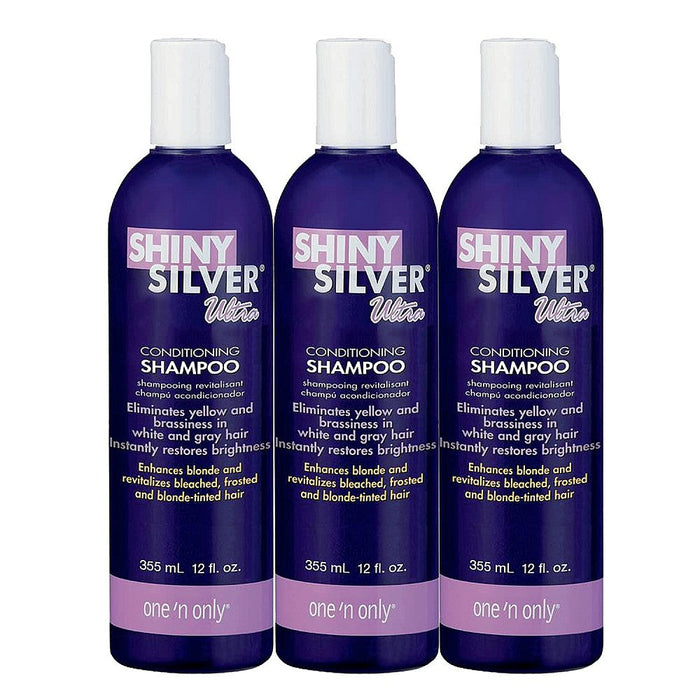 One N' Only Conair Shiny Silver Ultra 'n Conditioning Shampoo - 12 Fl Oz