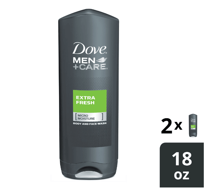 Dove Men+Care Body Wash Extra Fresh 18 oz; 2 Count