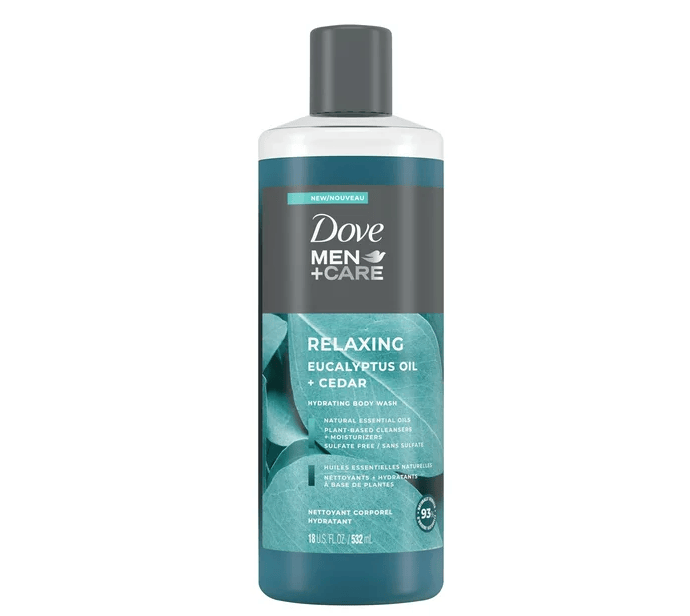 Dove Men+Care Body Wash Eucalyptus Cedar 18 oz