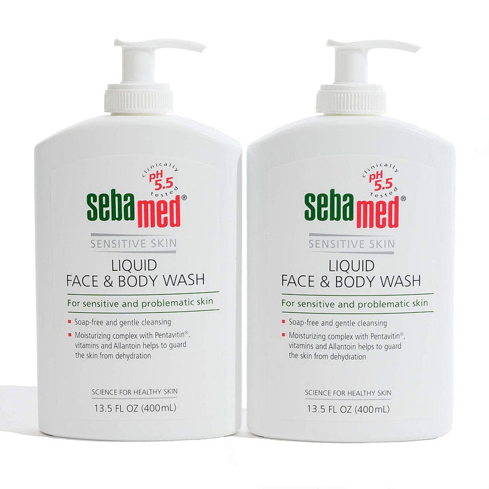 Sebamed Face And Body Wash Liquid, For Sensitive Skin, 13.5 Oz