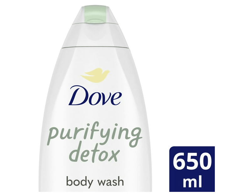 Dove Purifying Detox Nourishing Liquid Body Wash Green Clay; 22 oz