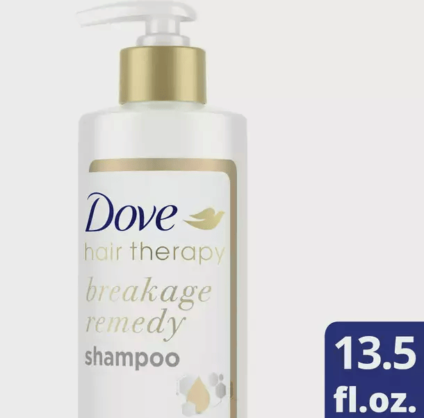 Dove Strengthening Shampoo; Breakage Remedy with Nutrient-Lock Serum for Damaged Hair; 13.5 oz