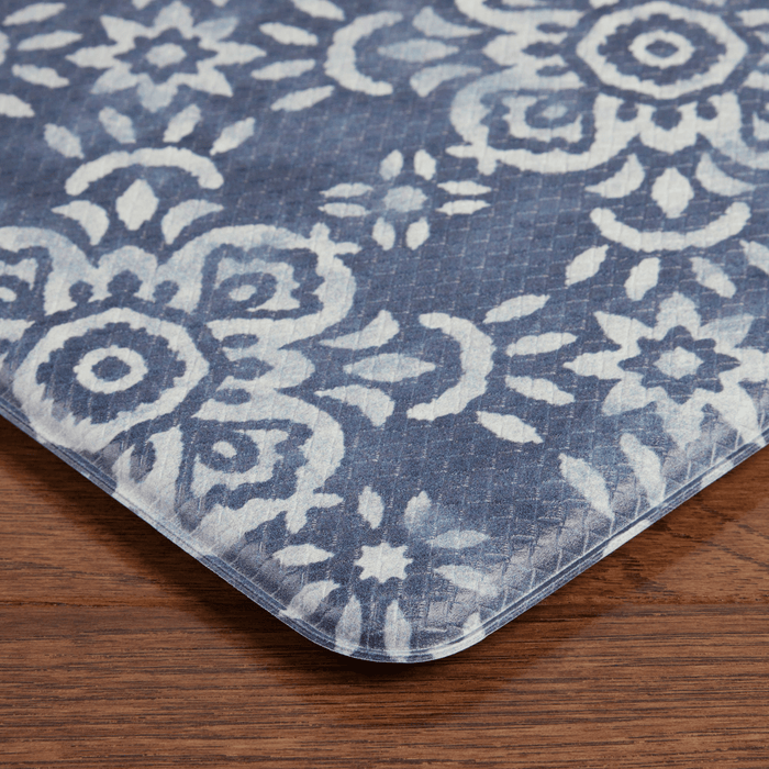 Better Homes & Gardens Azmi Kitchen Mat, Blue, 20"W x 60"L, 1 Piece