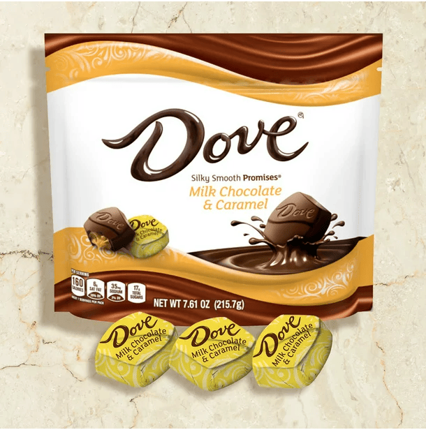 Dove Promises Milk Chocolate Caramel Candy - 7.61 oz Bag