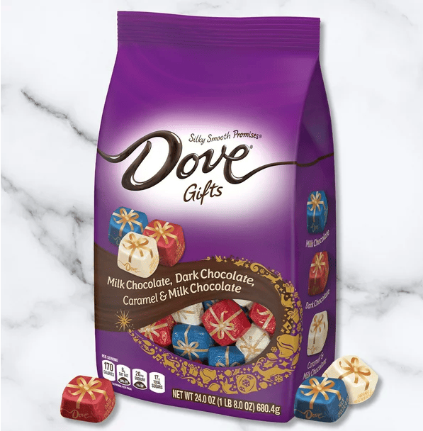 Dove Promises Christmas Stocking Stuffer Milk; Dark & Caramel Chocolate