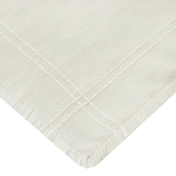 Better Homes and Gardens Beige Fringe 4 pack Napkin - 20"x20"