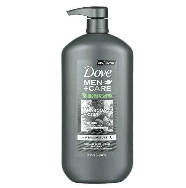 Dove Men+Care Body Wash Charcoal + Clay; 30 oz