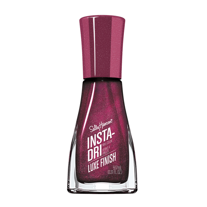 Sally Hansen Insta-Dri Nail Polish, The Queens Velvet, 0.31 fl oz, Quick Dry