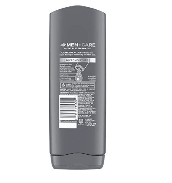 Dove Men+Care Elements Body Wash Charcoal+Clay 18 fl. Oz.