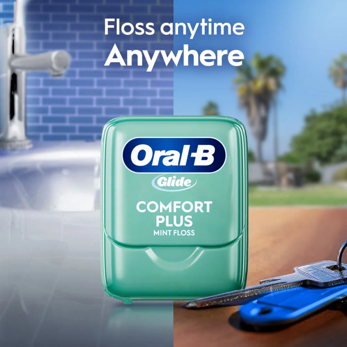 Oral-B Glide Comfort Plus Dental Floss, Extra Soft, Value 3 Pack (40m Each)