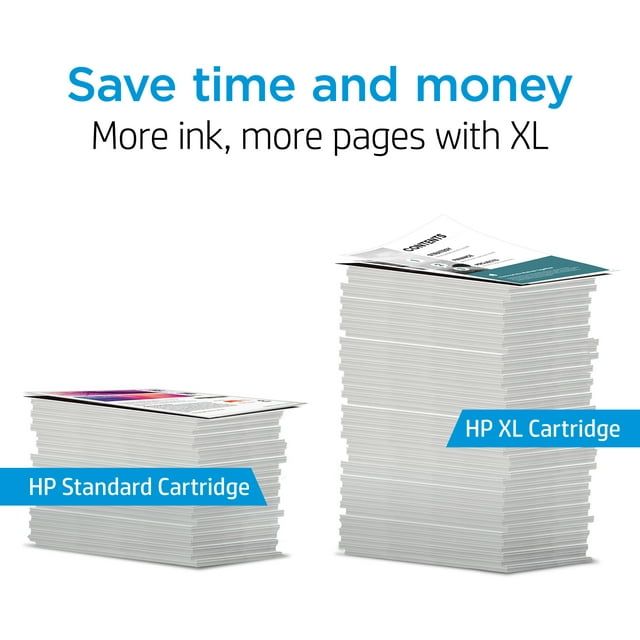 HP 62XL Ink Cartridge, Tri-color (C2P07AN)