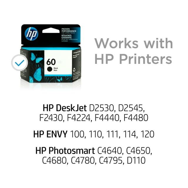 HP 60/901 Black Ink Cartridge (CC640WN)