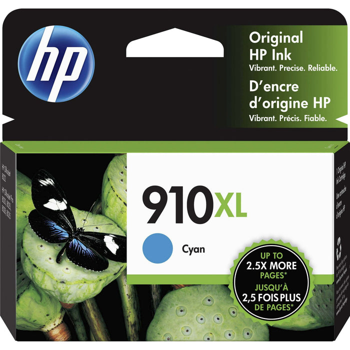 HP 910XL Ink Cartridge, Cyan (3YL62AN)