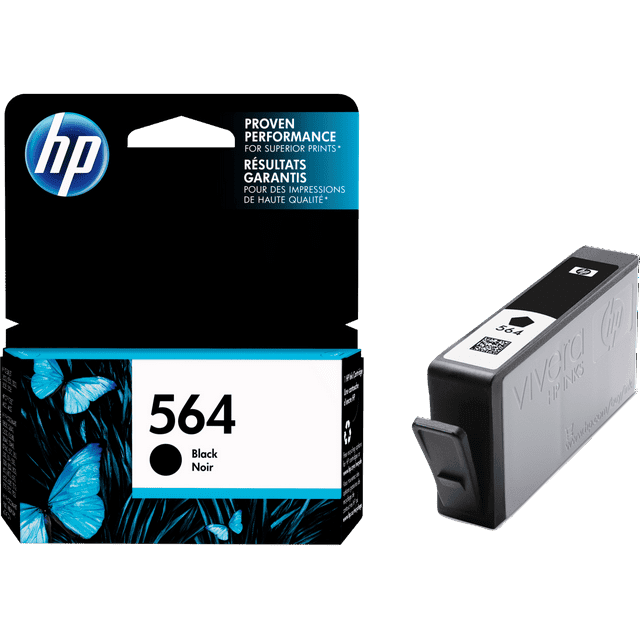 HP 564 Ink Cartridge, Black (CB316WN)