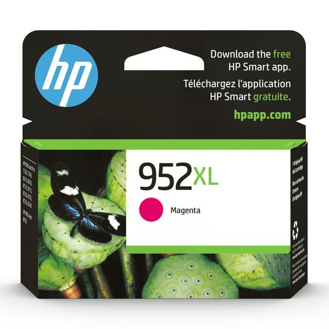 HP 952XL Ink Cartridge, Magenta (L0S64AN)