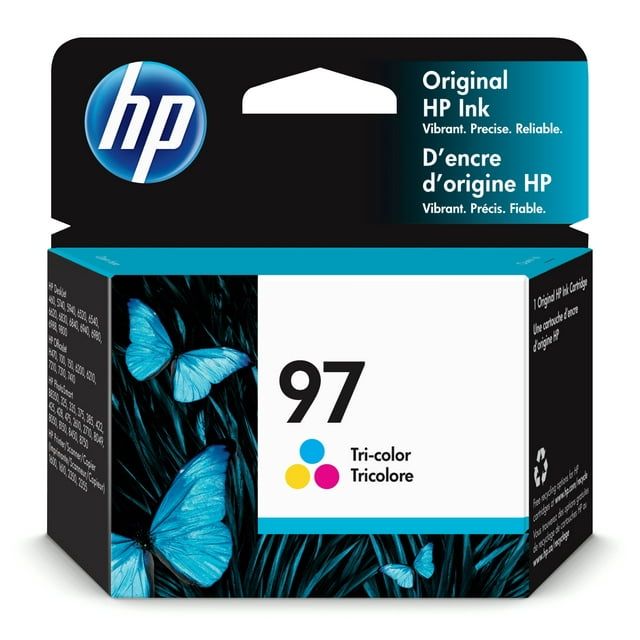 HP 97 Ink Cartridge, Tri-color (C9363WN)