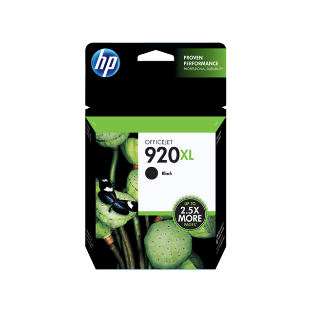 HP 920XL Ink Cartridge, Black (CD975AN)