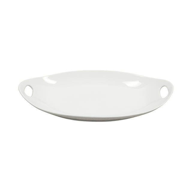 Better Homes & Gardens White Porcelain Tray with Handles