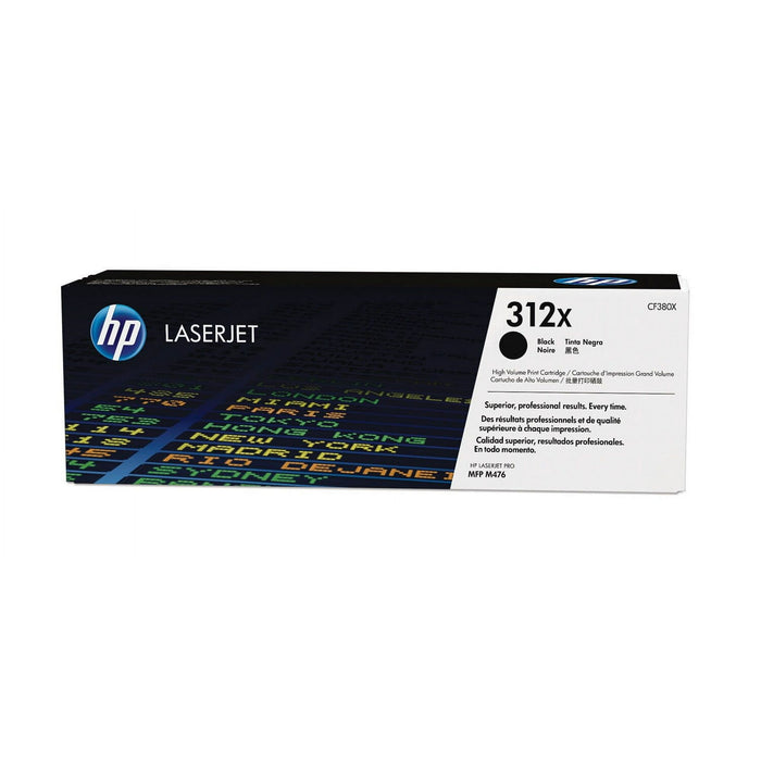 HP 312X (CF380X) Toner Cartridge, Black High Yield