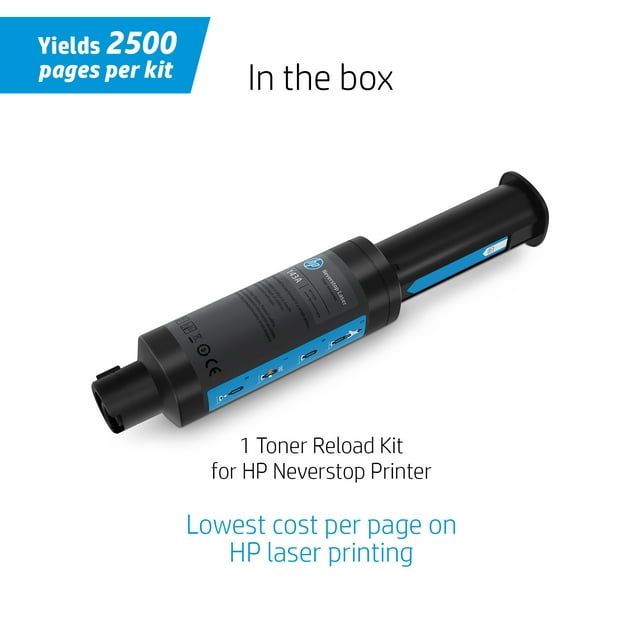 HP 143A Neverstop Black Toner Reload Kit, W1143A