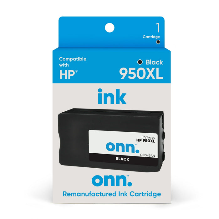 ONN HP 950XL High Yield Black Inkjet Cartridge