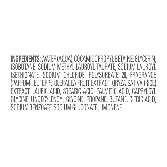 Dove Whipped Shower Foam for Women Rice Milk & Velvet Açaí for Hydrated & Soft Skin 10.3 FO