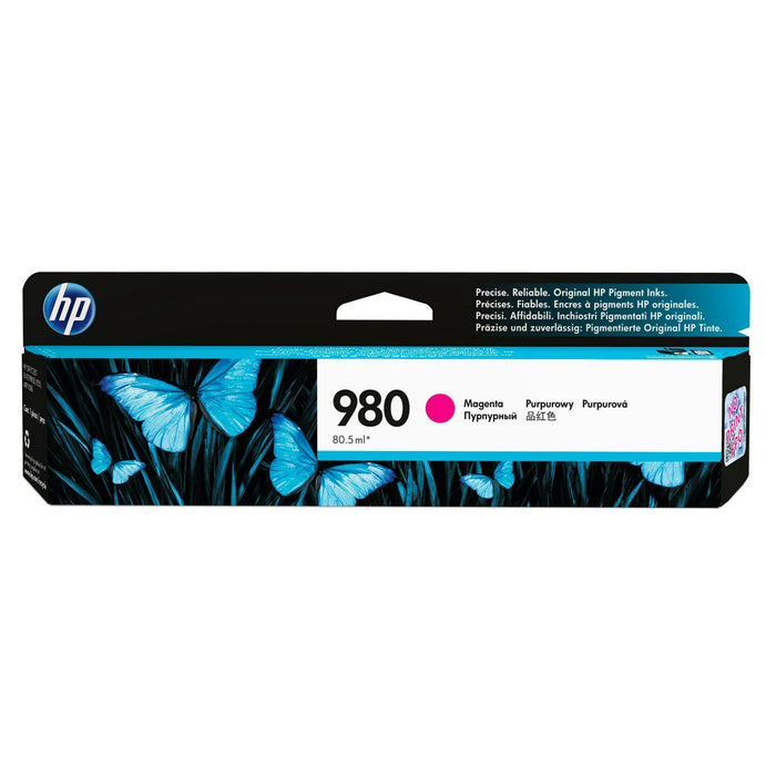 HP 980 Magenta Original Ink Cartridge, ~6,600 pages, D8J08A