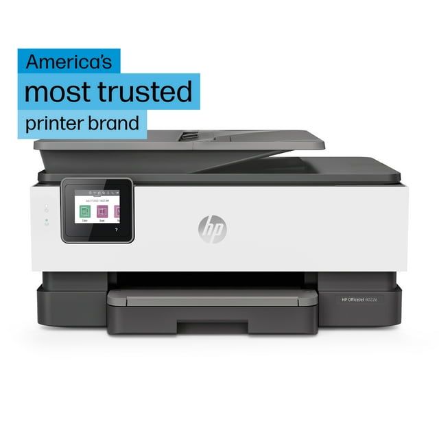 Restored HP OfficeJet 8022e All-in-One Wireless Color Inkjet Printer - 6 Months Free Instant Ink with HP+ (Refurbished)