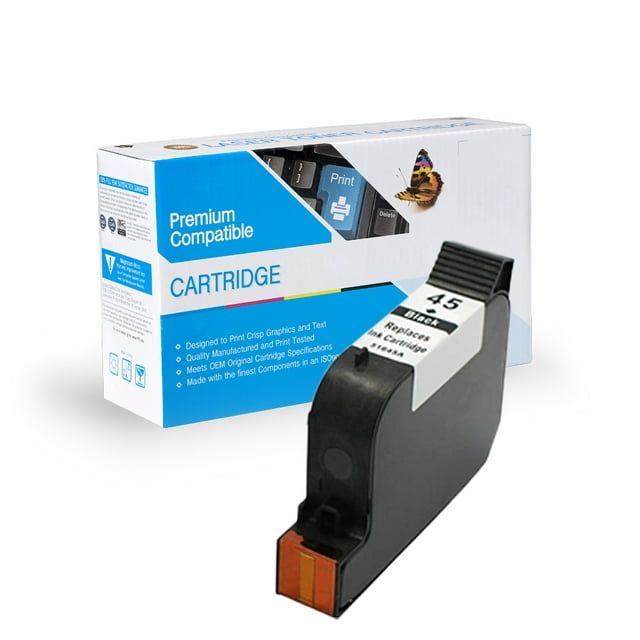 Cartridge compatible with HP Remanufactured Cartridge 51645A/D (No. 45)