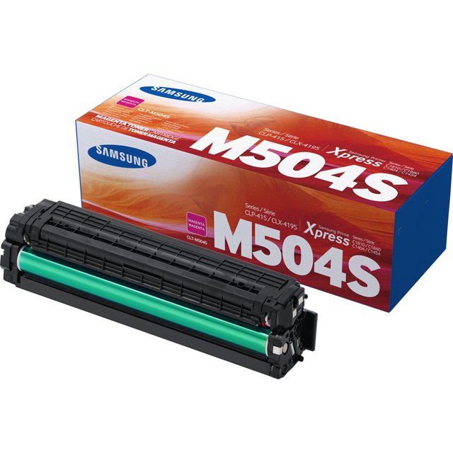 HP, HEWSU296A, Samsung CLT-M504S Magenta Toner Cartridge, 1 Each