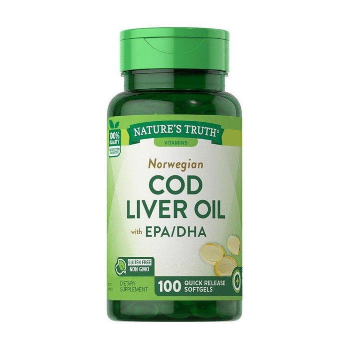 Nature's Truth Norwegian Cod Liver Oil With EPA / DHA