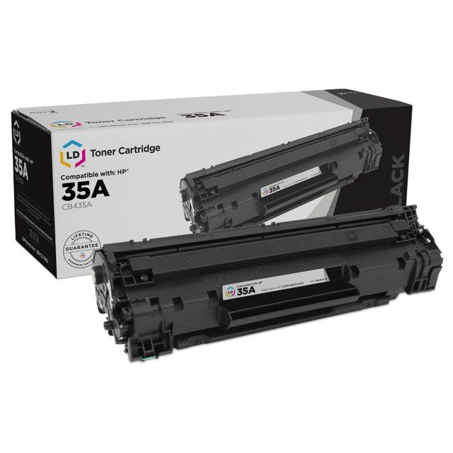 Compatible Replacements for HP CB435A 35A Set of 3 Black Laser Toner Cartridges Printer LaserJet P1002 P1005 P1006 P1007