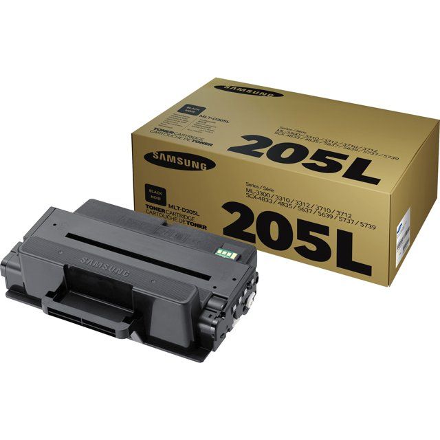 Samsung MLT-D205L (SU967A) High-Yield Toner, 5000 Page-Yield, Black