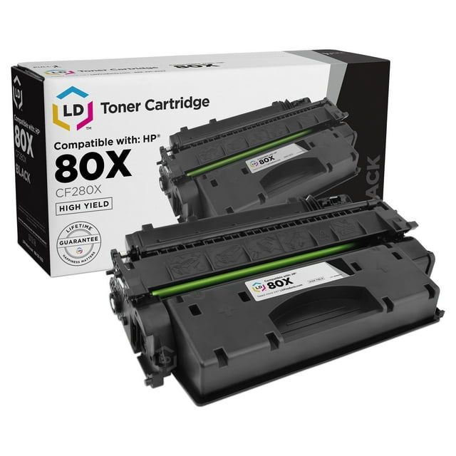 LD ? Compatible Replacement for Hewlett Packard CF280X (HP 80X) HY Black Toner Cartridge for Laserjet Pro 400 M401dn, 400 M401dne, 400 M401dw, 400 M401n & 400 M425dn