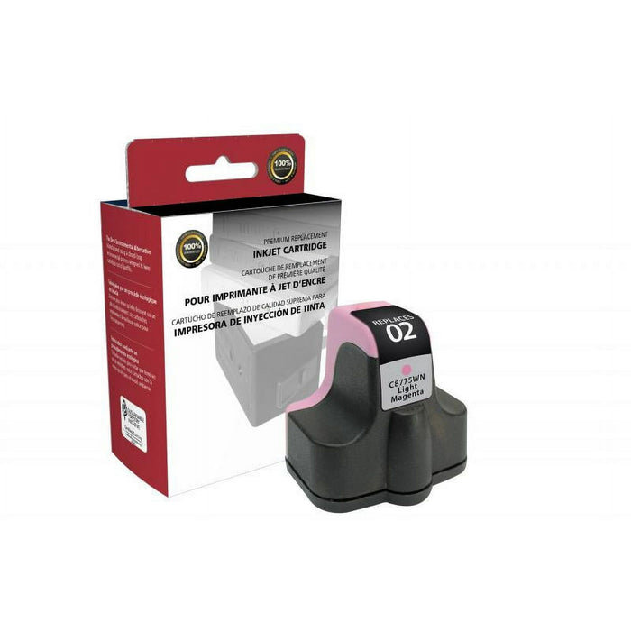 Clover Remanufactured Light Magenta Ink Cartridge for HP C8775WN HP 02 - CIG115418