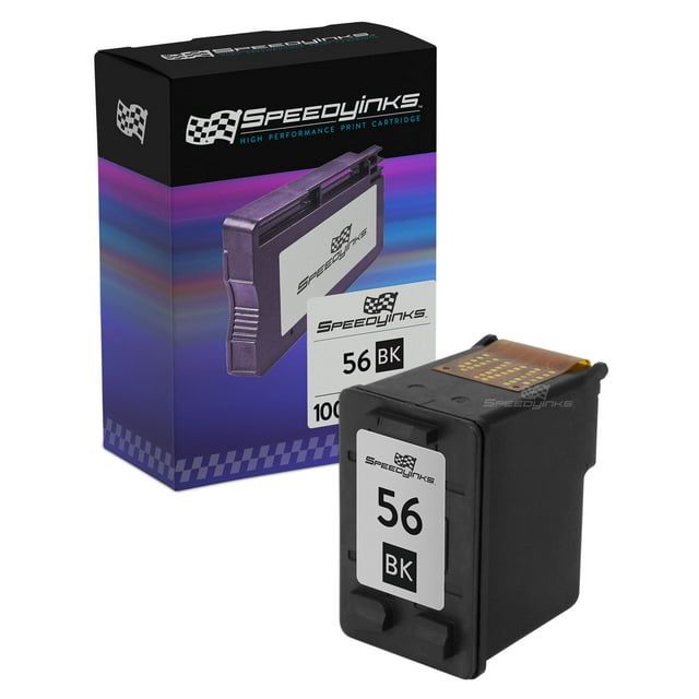 Speedy Remanufactured Toner Cartridge Replacement for HP 56 (Black)