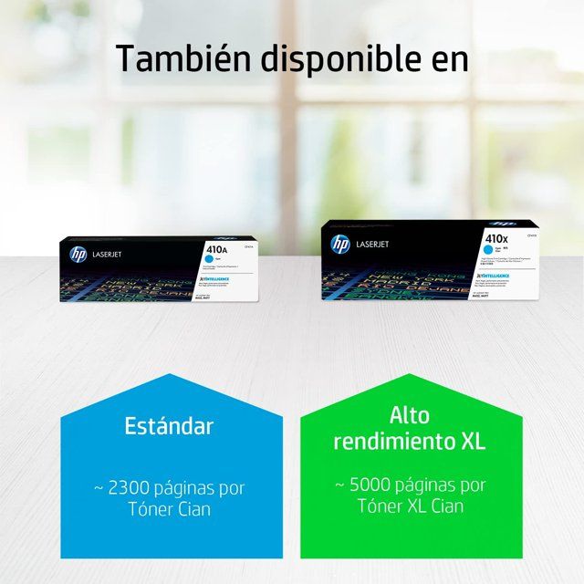 Compatible HP CF411X (410X) toner cartridge - high capacity cyan