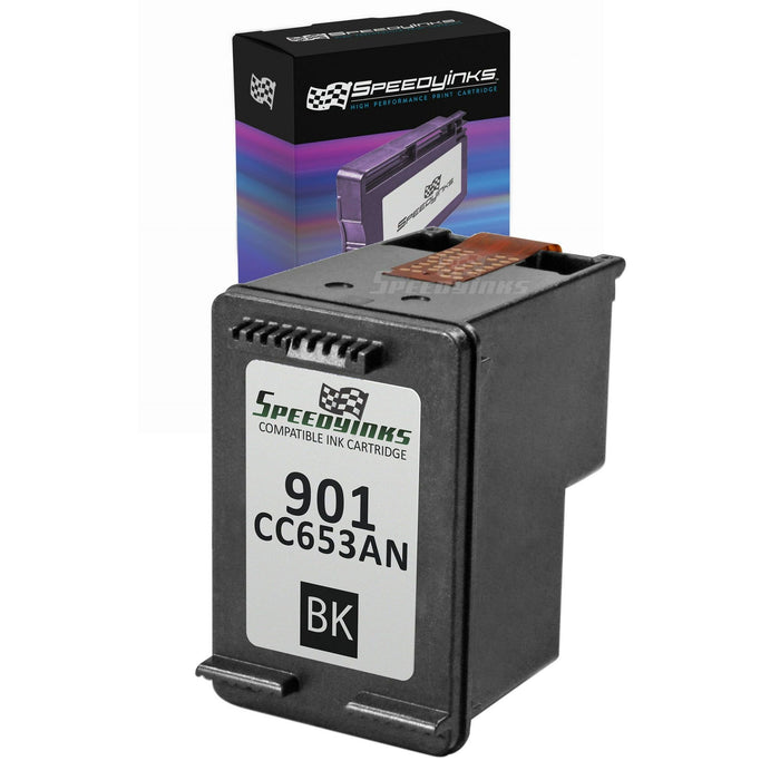 Speedy Remanufactured Cartridge Replacement for HP 901 CC653AN (Black)