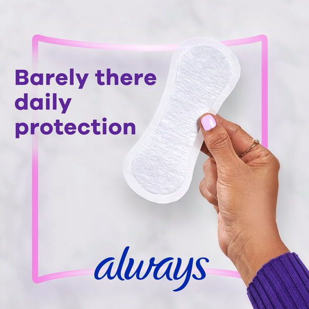 Always Thin No Feel Protection Daily Liners Regular Absorbency Unscented; 162 Ct