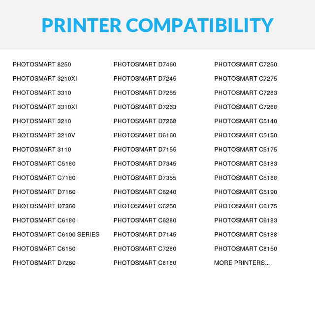 Speedy Remanufactured Replacements for HP 02 Cartridges (20-Pack): 8 Black, 4 Cyan, 4 Magenta, 4 Yellow for PhotoSmart 3210, 8250, C5100, C5150, C7180, C7200, C7250, C7280