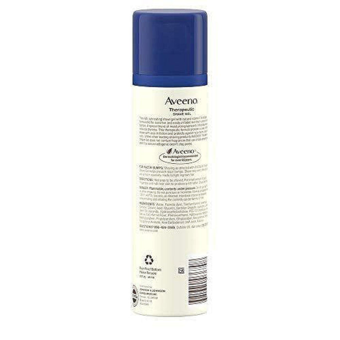 Aveeno Therapeutic Shave Gel With Oat, For Sensitive Skin, 7 Oz